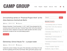 Tablet Screenshot of camp-group.org